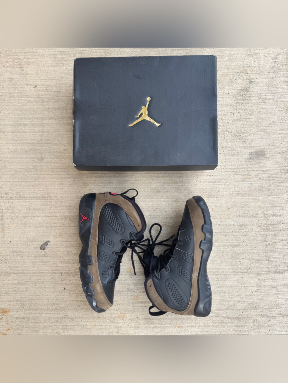 Kids Air Jordan 9 Retro “Olive”